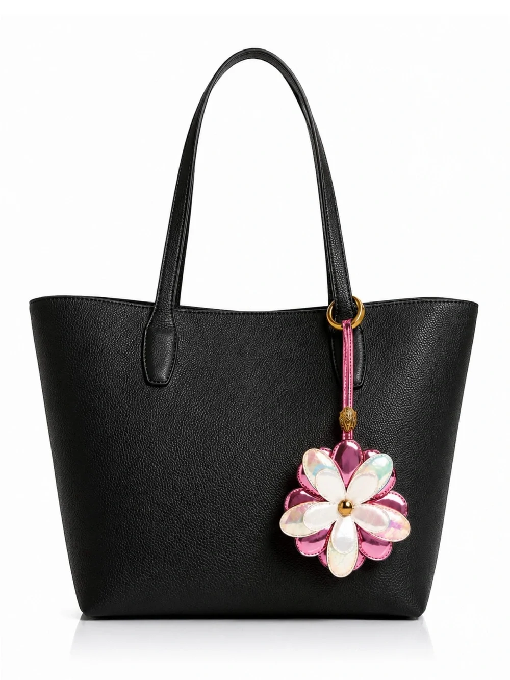 Kurt Geiger London Pink Comb Flower Charm NWT